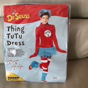 Dr Suess Thing Tutu dress